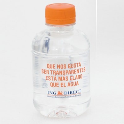 La 25 Plastic Label