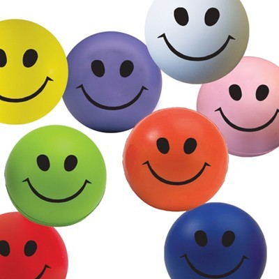 antystres personalizowany piłeczka smiley